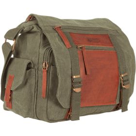 DELUXE CONCEALED CARRY MESSENGER BAG (Option: VINTAGE OLIVE D)
